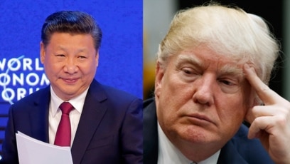 Chủ tịch Trung Quốc Tập Cận Bình và Tổng thống Hoa Kỳ Donald Trump 