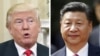 도널드 트럼프 미국 대통령(왼쪽)과 시진핑 중국 국가주석. (자료사진)