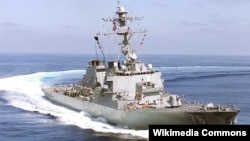 រូបឯកសារ៖ នាវាពិឃាត USS Higgins (DDG-76) របស់​សហរដ្ឋ​អាមេរិក។