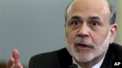 Federal Reserve Chairman Ben Bernanke testifies on Capitol Hill in Washington, before the House Budget Committee, February 2, 2012,