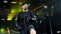 FILE - Ice-T performs at a musical festival in Columbus, Ohio, May 18, 2018.