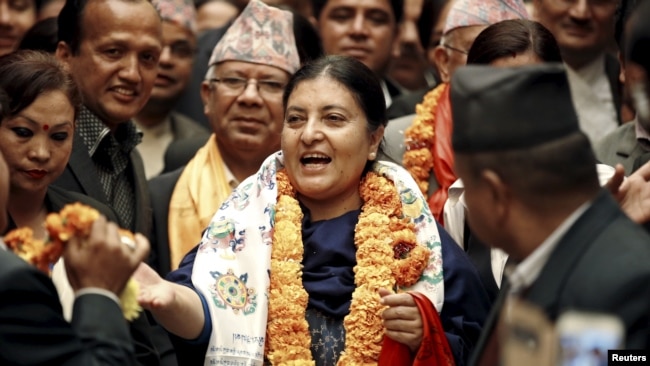 尼泊尔总统比迪亚·德维·班达里 （资料照片）