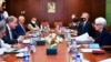 In this Pakistan Ministry of Foreign Affairs photo, U.S. Deputy Secretary of State Wendy Sherman, right, meets with Pakistan's Foreign Minister Shah Mahmood Qureshi, second left, at the Ministry of Foreign Affairs in Islamabad, Oct. 8, 2021.