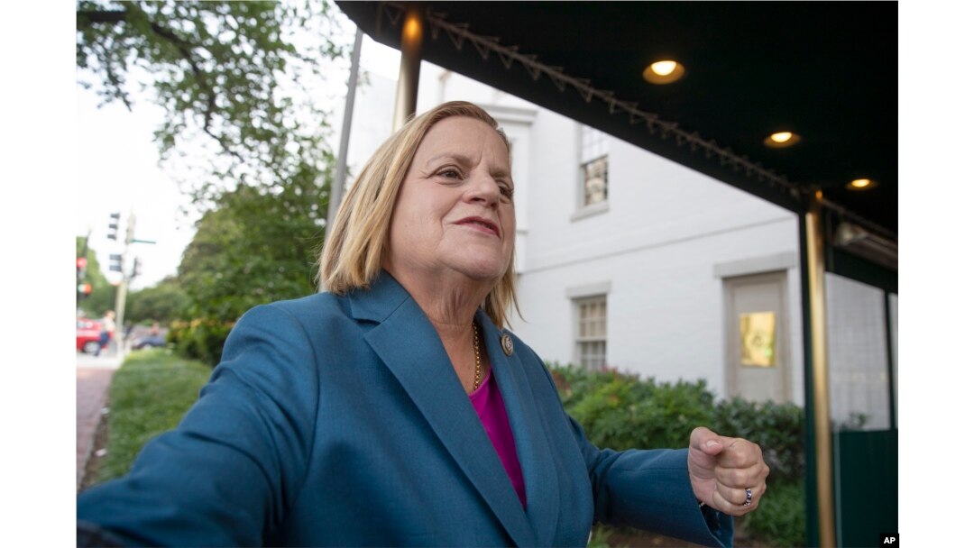 Rep. Ileana Ros-Lehtinen, R-Fla., arrives for a closed-door GOP meeting on Capitol Hill in Washington, June 13, 2018.