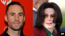 Joseph Fiennes, a white actor, will play the late Michael Jackson, a black entertainer, in the production of "Elizabeth, Michael and Marlon." (AP File photos)