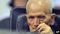 ခမာနီခေါင်းဆောင်ဟောင်း Nuon Chea 