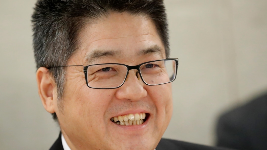 中國外交部副部長樂玉成(路透社2018年11月6日)