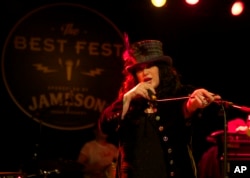 FILE - Jameson Irish Whiskey celebrates Petty Fest with legendary local artist Ann Wilson of Heart at the Showbox, April 9, 2014, in Seattle.