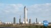 SpaceX公司德州南部“星艦” 火箭建造場地 (視頻截圖)