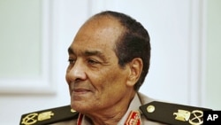 Field Marshal Mohamed Hussein Tantawi, head of Egypt's ruling military council (file photo)