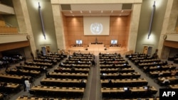 Geneva ၿမိဳ႕မွာ က်င္းပတဲ့ ၄၄ ႀကိမ္ေျမာက္ ကုလလူ႔အခြင့္အေရးေကာင္စီအစည္းအေ၀း ျမင္ကြင္း။