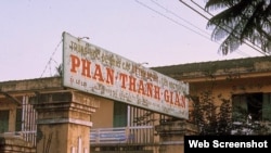 Trường trung học tư thục Phan Thanh Giản ở Đà Nẵng (1969 - 1975). Photo Thuong mai truong xua.