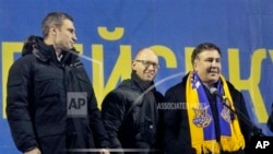 Mikheil Saakashvili in Kiev, December 7, 2013