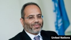 FILE - U.N. Executive Secretary of the Economic Commission for Africa Carlos Lopes