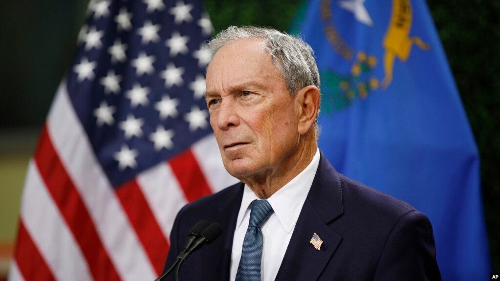 Tỷ phú phe Dân chủ Hoa Kỳ Michael Bloomberg.