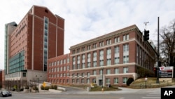 FILE - The Nebraska Medical Center is seen in Omaha, Neb.,