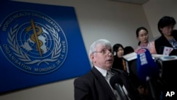 တရုတ် ကြက်ငှက်တုပ်ကွေးဆိုင်ရာ သတင်းစာရှင်းလင်းပွဲမှ WHO ကမ္ဘာ့ကျန်းမာရေးအဖွဲ့ကြီးရဲ့ အကြီးအကဲ Michael O' Leary