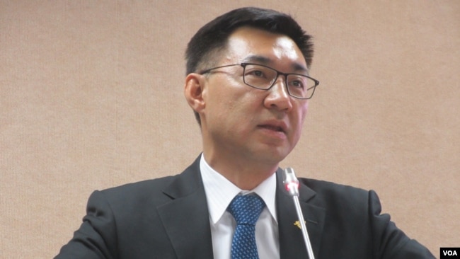 台灣在野黨國民黨立委江啟臣(美國之音張永泰拍攝)