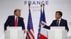 Macron et Trump face aux journalistes