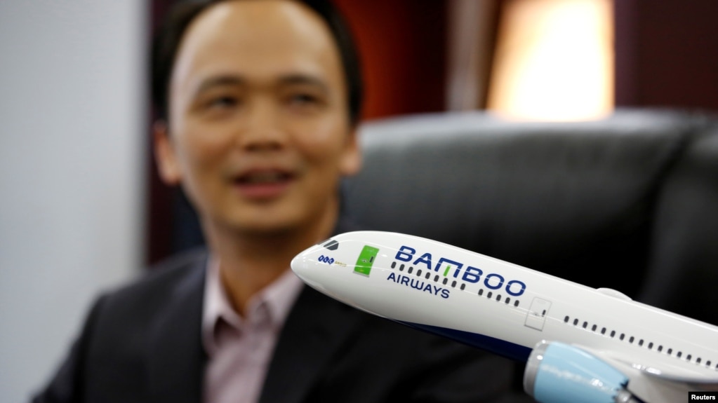 Chủ tịch Trịnh Văn Quyết của Bamboo Airways.