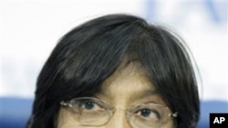 United Nations human rights chief Navi Pillay (file photo)