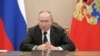 El presidente ruso, Vladimir Putin, se dirige a la nación el 27 de febrero de 2022.