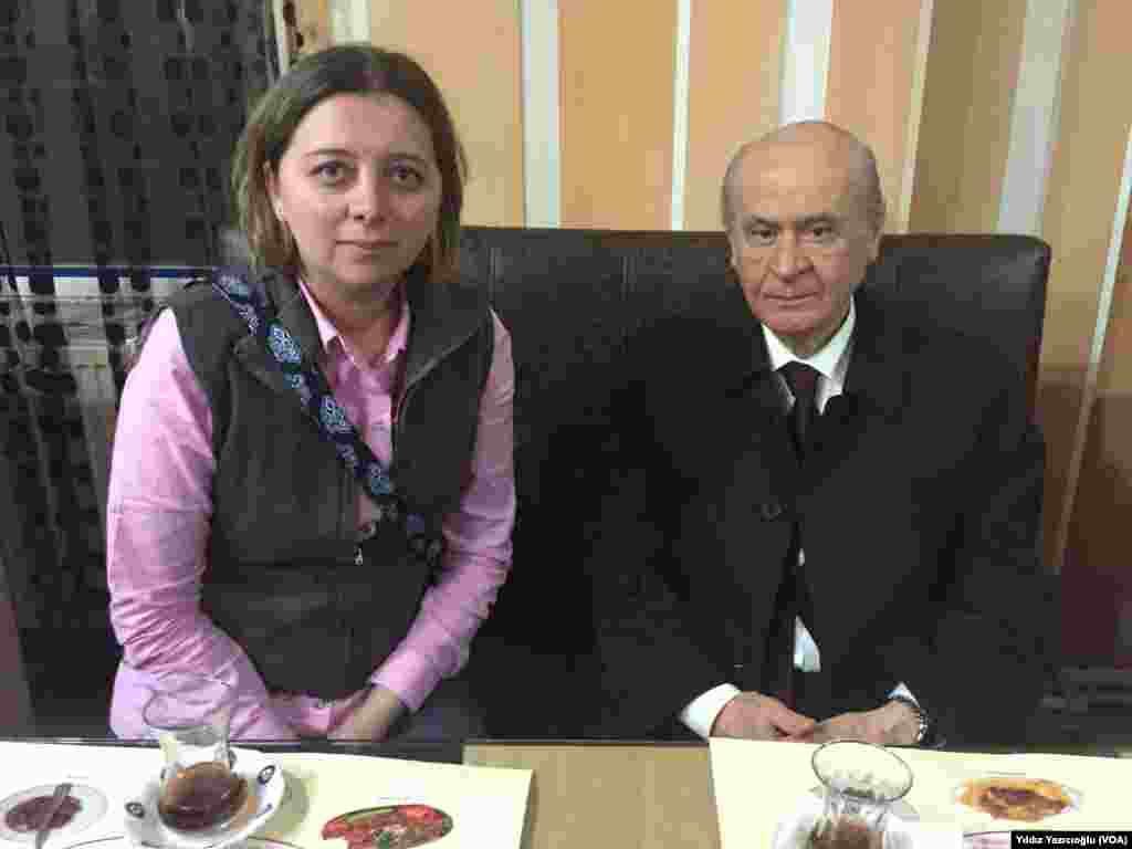 Muhabirimiz Yıldız Yazıcıoğlu, MHP Genel Başkanı Devlet Bahçeli&#39;yle