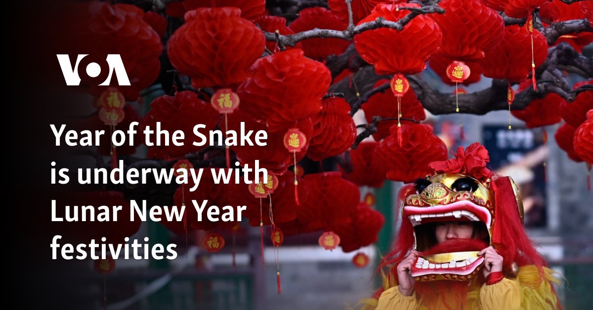 Year of the Snake is underway with Lunar New Year festivities