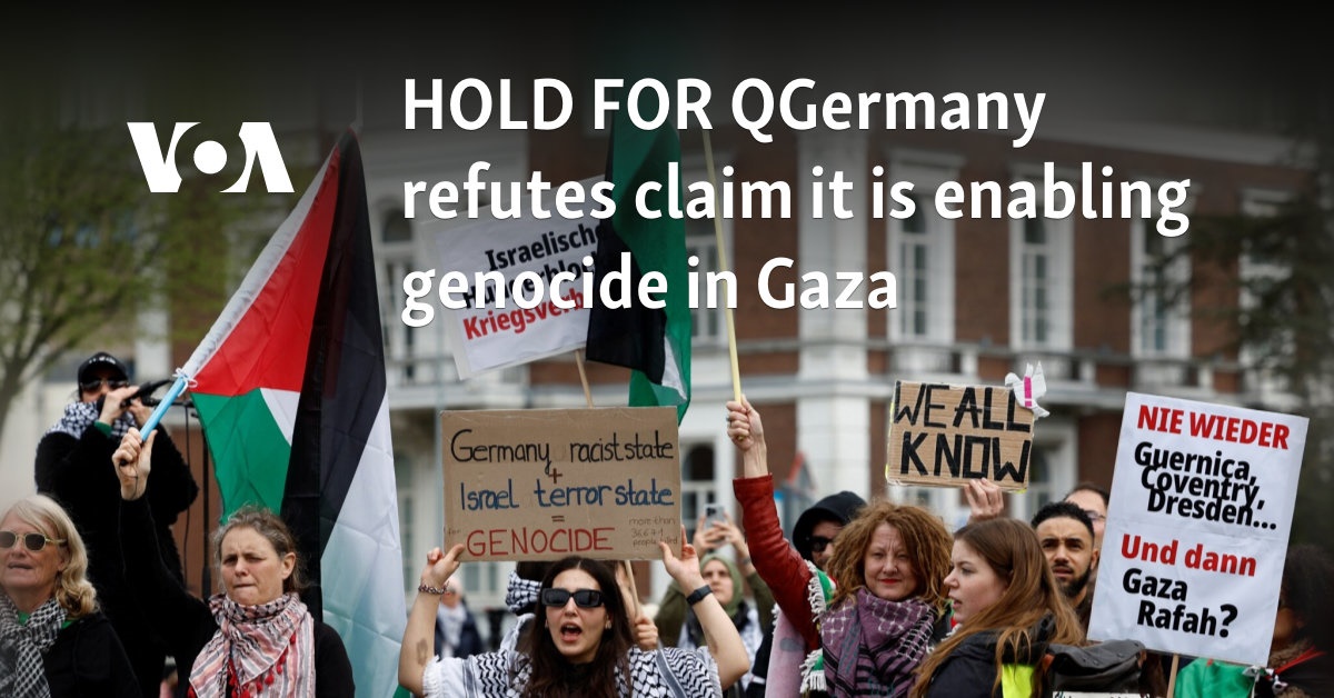 Germany refutes claim it is enabling genocide in Gaza