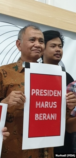 Ketua KPK Agus Rahardjo.(Foto:VOA/ Nurhadi)