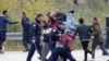 درگیری پلیس بوسنی با مهاجران- آرشیو