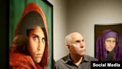 Sharbat Gula, gadis Afghanistan bermata hijau (gambar sebelah kiri), ikon sampul majalah National Geographic (Foto: dok). 