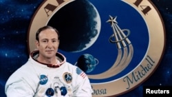 FILE - Apollo astronaut Edgar Mitchell is seen in an undated picture released by NASA. 