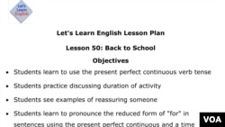 Lesson Plan - Lesson 50