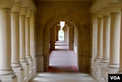 Passageway at Stanford, by Adam Fagen