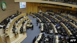 FILE - A general view shows delegates attending the 50th African Union Anniversary Summit in Addis Ababa, May 25,2013. 