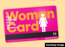 The official HiIlary for America Woman Card (hillaryclinton.com)