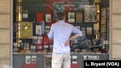 A bookstore is seen in Paris' Latin Quarter, which is also home to one of the world's first universities.