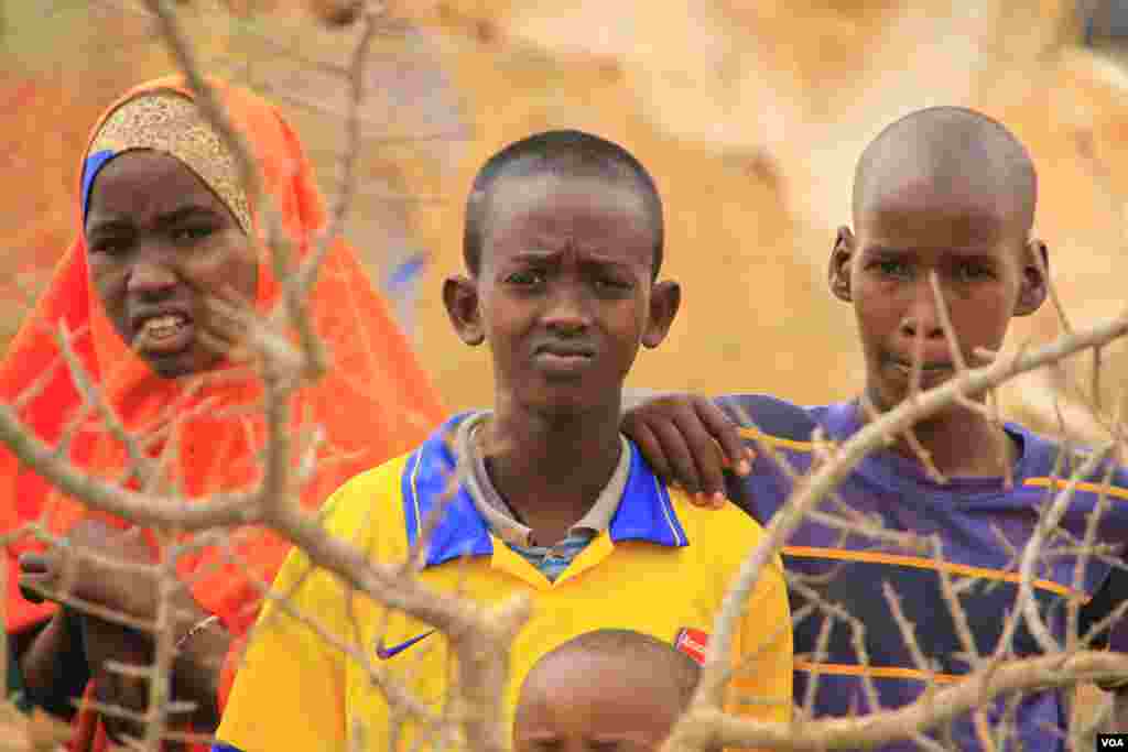 Children in Kenya’s Dadaab refugee camp on September 19, 2016. 