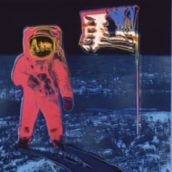 "Moonwalk 1" 1987 silkscreen on paper