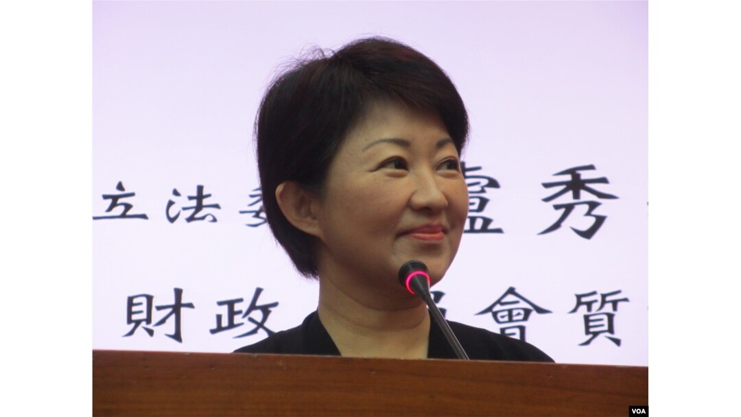 台灣執政黨國民黨立委盧秀燕(美國之音張永泰拍攝)