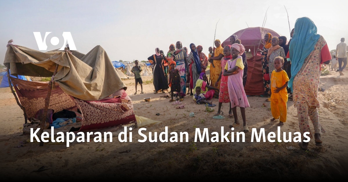 Kelaparan di Sudan Makin Meluas