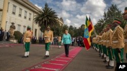 ምብጻሕ ቻንስለር ኣንገላ መርከል ኣብ ኢትዮጵያ