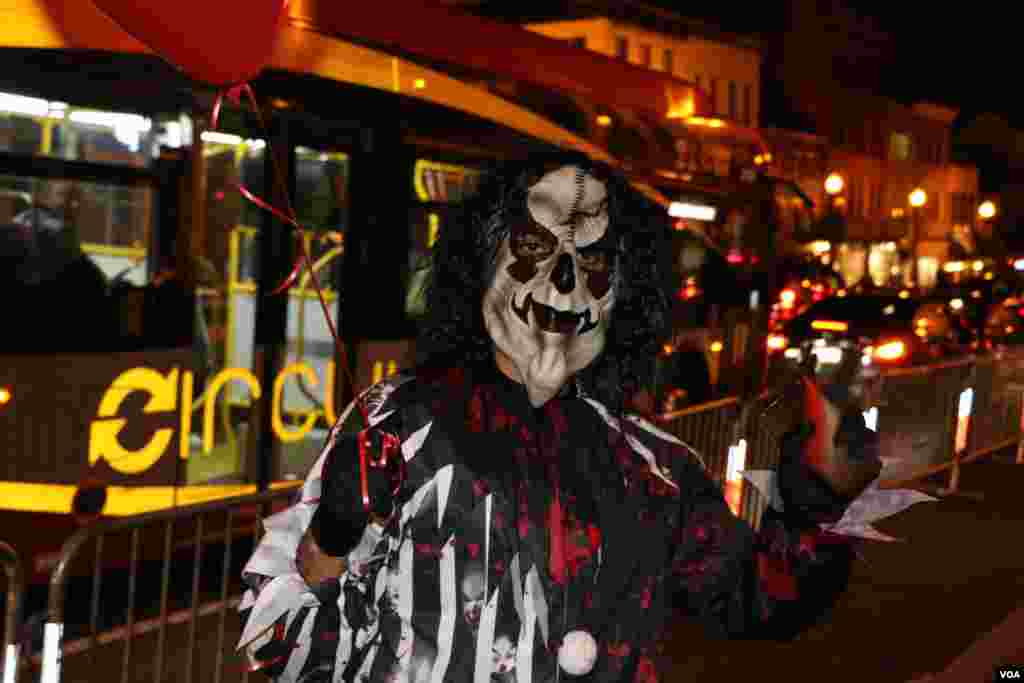 مراسم هالووین در محله جرج تاون در پایتخت آمریکا