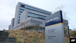 FILE - The headquarters building of European Union police Europol is seen in The Hague, Netherlands, Dec. 2, 2016.