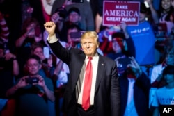 Donald Trump at Ohio rally.