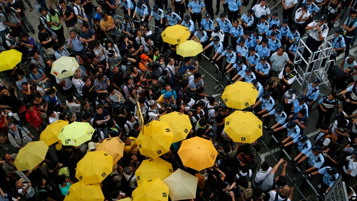 Hong Kong Umbrella Movement Marks Anniversary