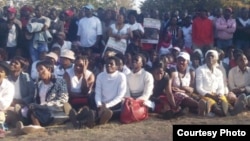 FILE: Part of the crowd that attended the Itai Dzamara prayer rally. (Photo: Courtesy Occupy Africa Unity Square)