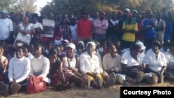 FILE: Part of the crowd that attended the Itai Dzamara prayer rally in Harare recently. (Photo: Courtesy Occupy Africa Unity Square)