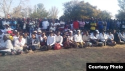 Part of the crowd that attended the Itai Dzamara prayer rally. (Photo: Courtesy Occupy Africa Unity Square)